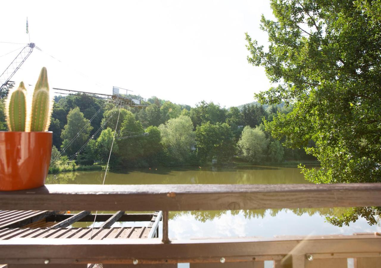 Brauhaus Am See Oberthulba ภายนอก รูปภาพ